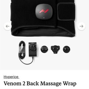 Hyperice Black Venom 2 Back Massage Wrap